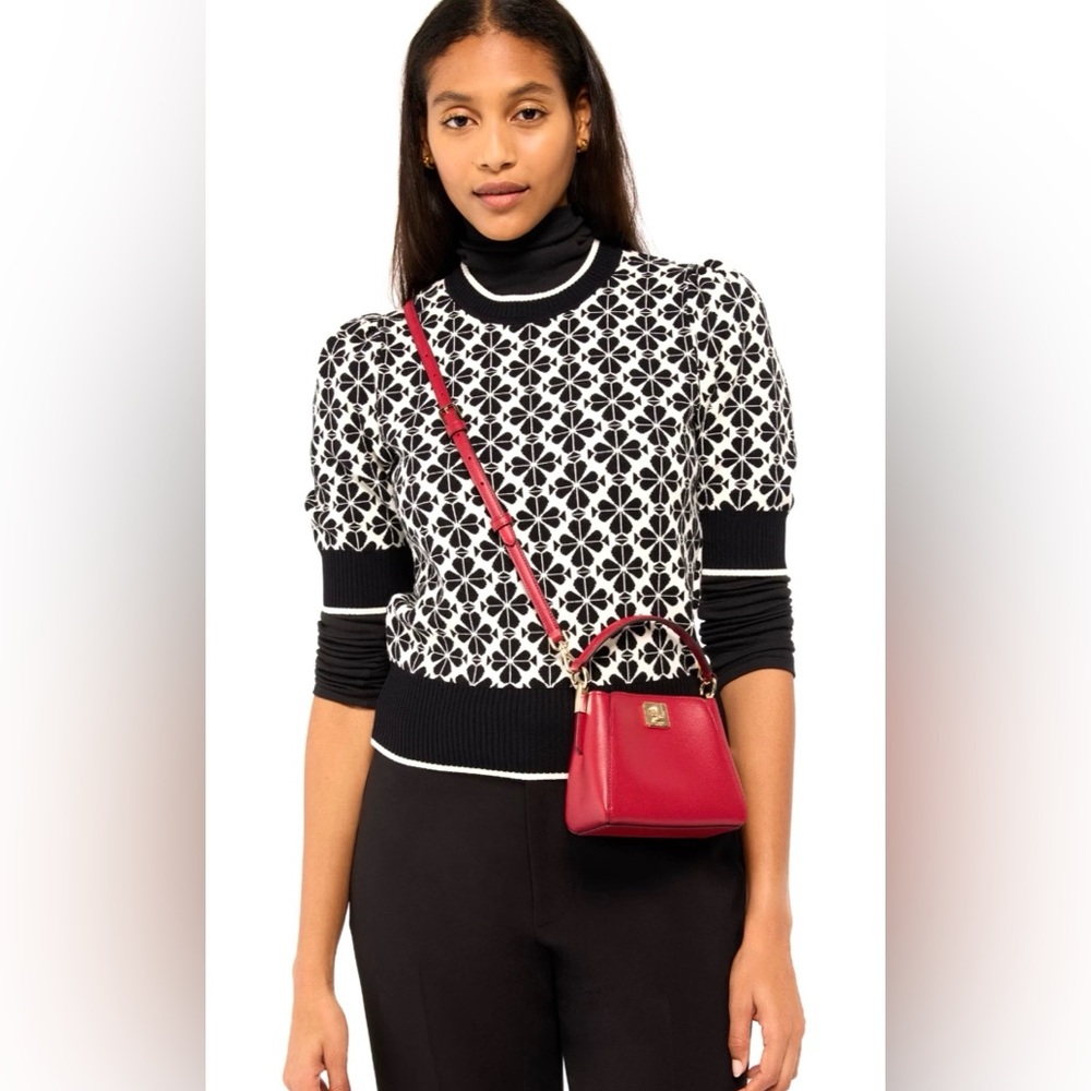 Kate Spade ♠️ Phoebe Mini Top Handle Crossbody Perfect Cherry; Like New! - Picture 2 of 8